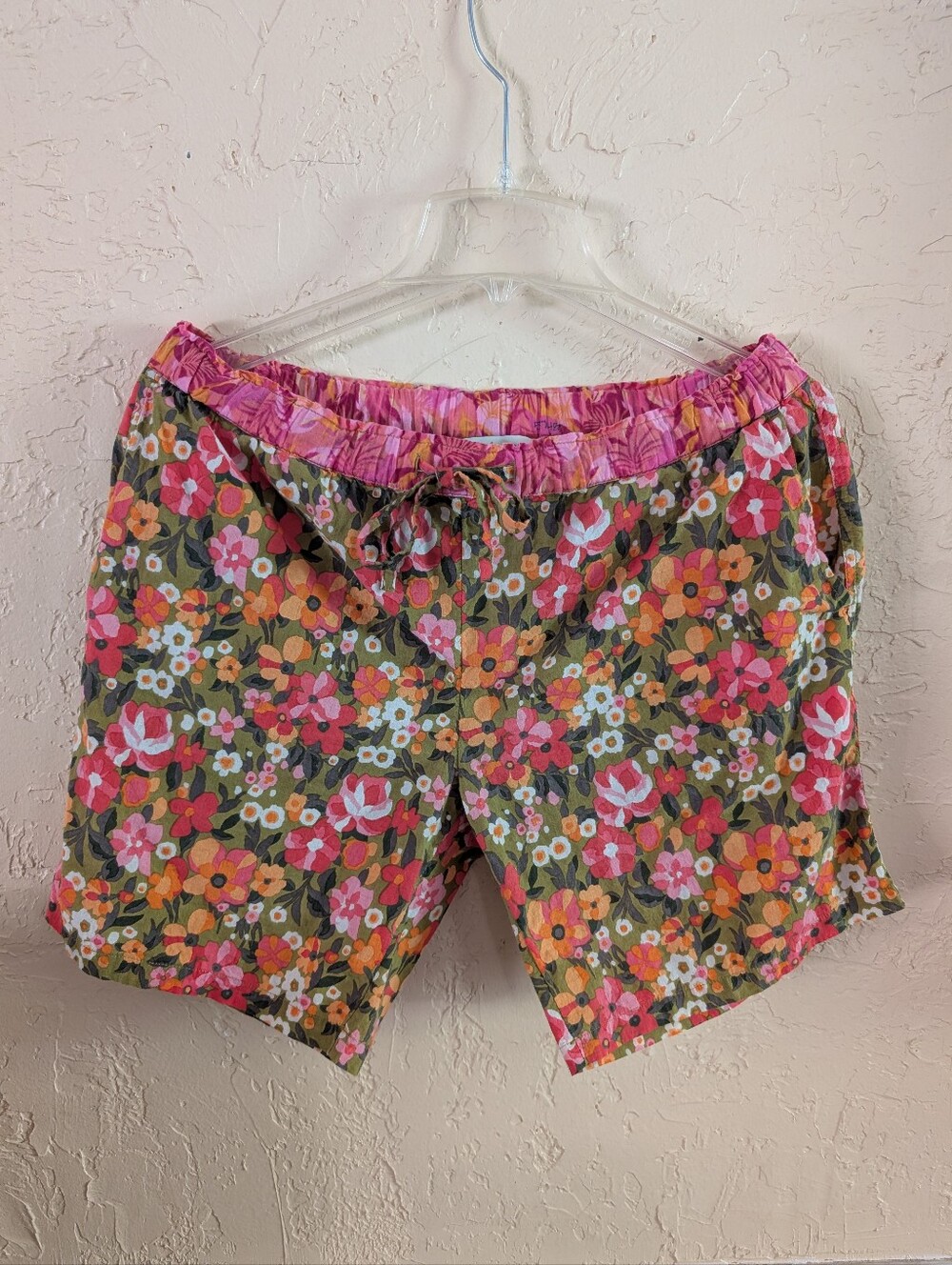 Sundance Floral Drawstring Women's Shorts -100% Cotton